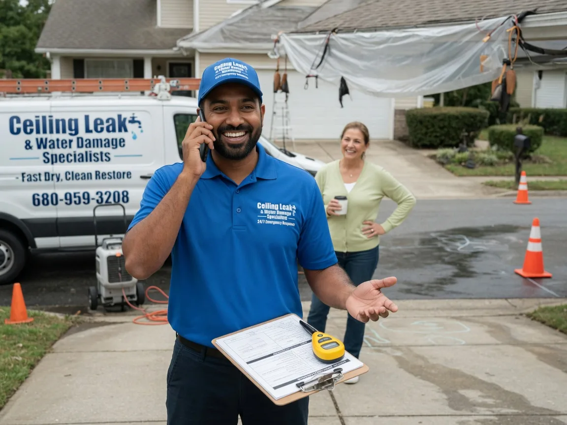 Ceiling Leak Cleanup Woodberry Forest, VA FAQs